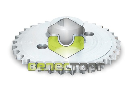 Звездочка шнека (н.о., Z=34, t=44.45, 28-B1) ИСРК-12.15.00.000-01