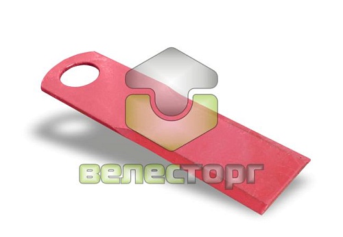 Нож подвижный (178x49x4, d=25мм) КЗК-12-0290416