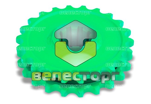 Звездочка (2Z=22, t=25.4) ПРТ 10.02.500-02