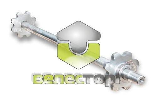 Вал ведомый в сборе ИСРК-12М.04.00.002