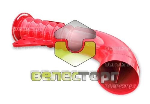 Отвод транспортной трубы (? 140 x 590) 23497400