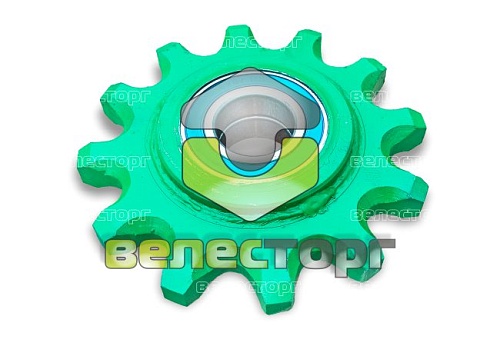 Звездочка ведомая в сборе КР-10.15.01.100