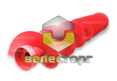 Шнек наклонный (L=1640 мм) КЗК-12-0206260