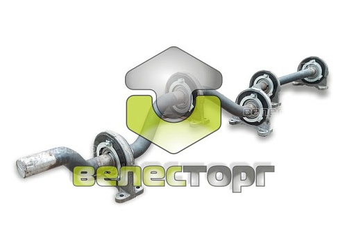 Вал коленчатый ведомый КЗК-12-0212080