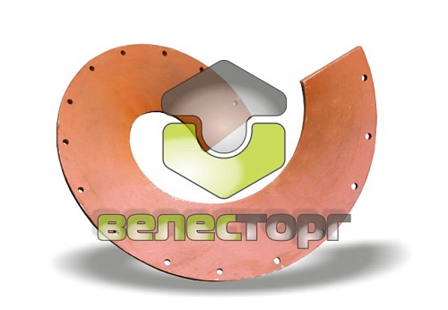 Виток шнека правый ШСП480х400х12-219